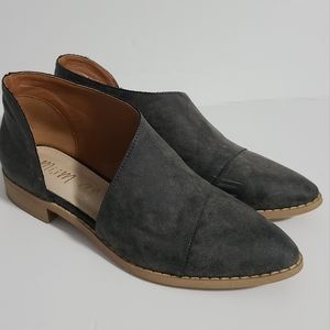 Mi,iM freya side cutout slip on I miracle miles ankle booties size 7